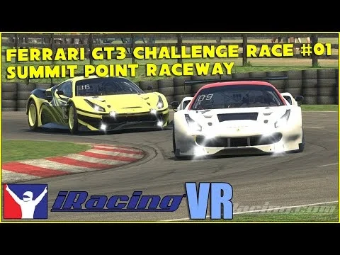 🐝 iRacing VR: Ferrari GT3 Challenge FIXED Race 01 @ Summit Point Raceway 🇺🇲