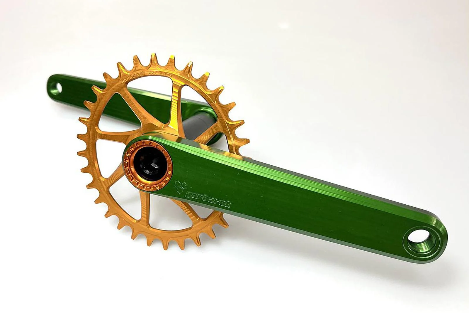 Garbaruk machine light alloy XC crankset with hollow crank arms
