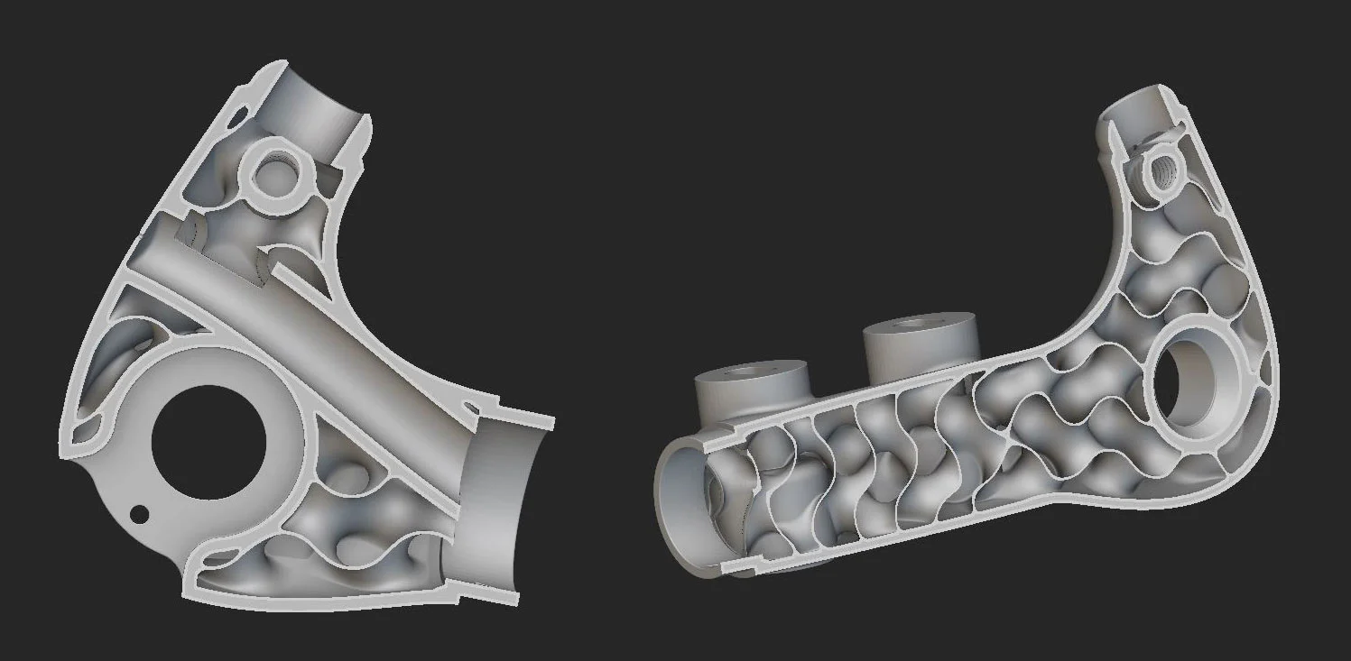 No22 Bicycles’ gorgeous new 3D printed titanium dropouts hide their real beauty on the inside