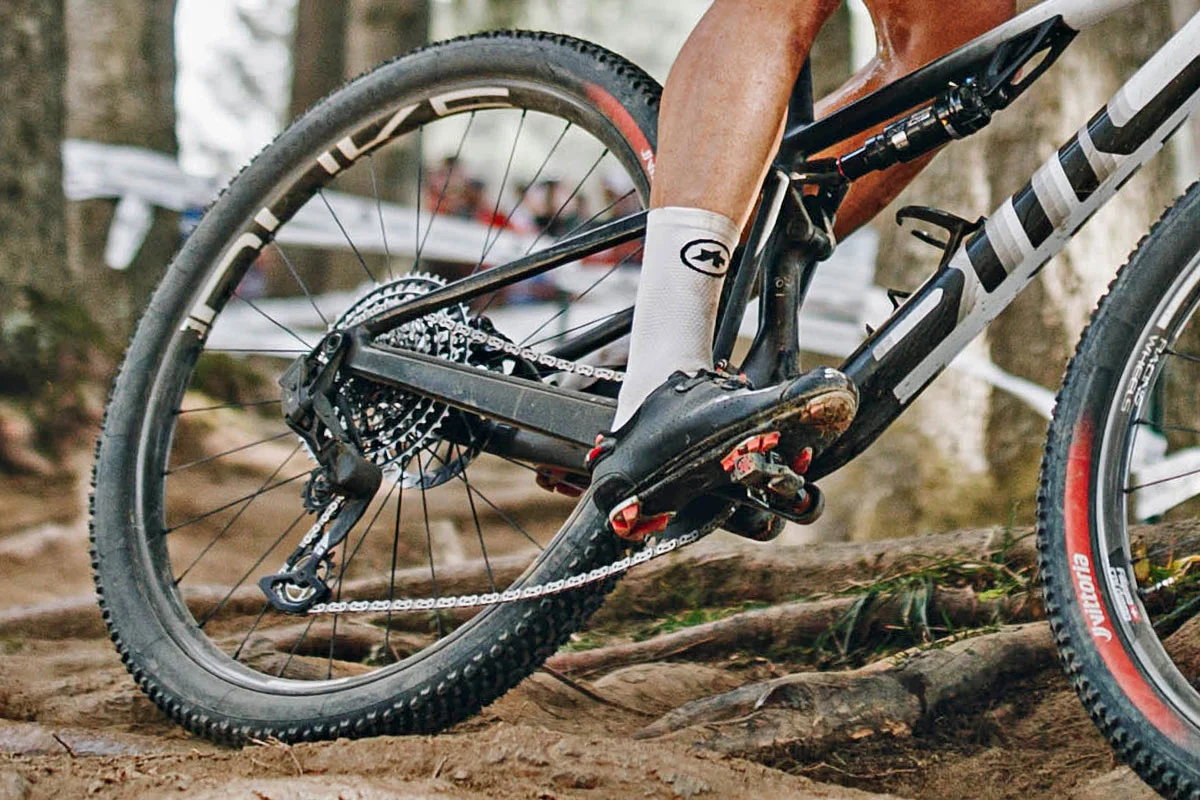 Next-gen BMC Fourstroke XC bike teases SRAM Eagle AXS prototype release date?