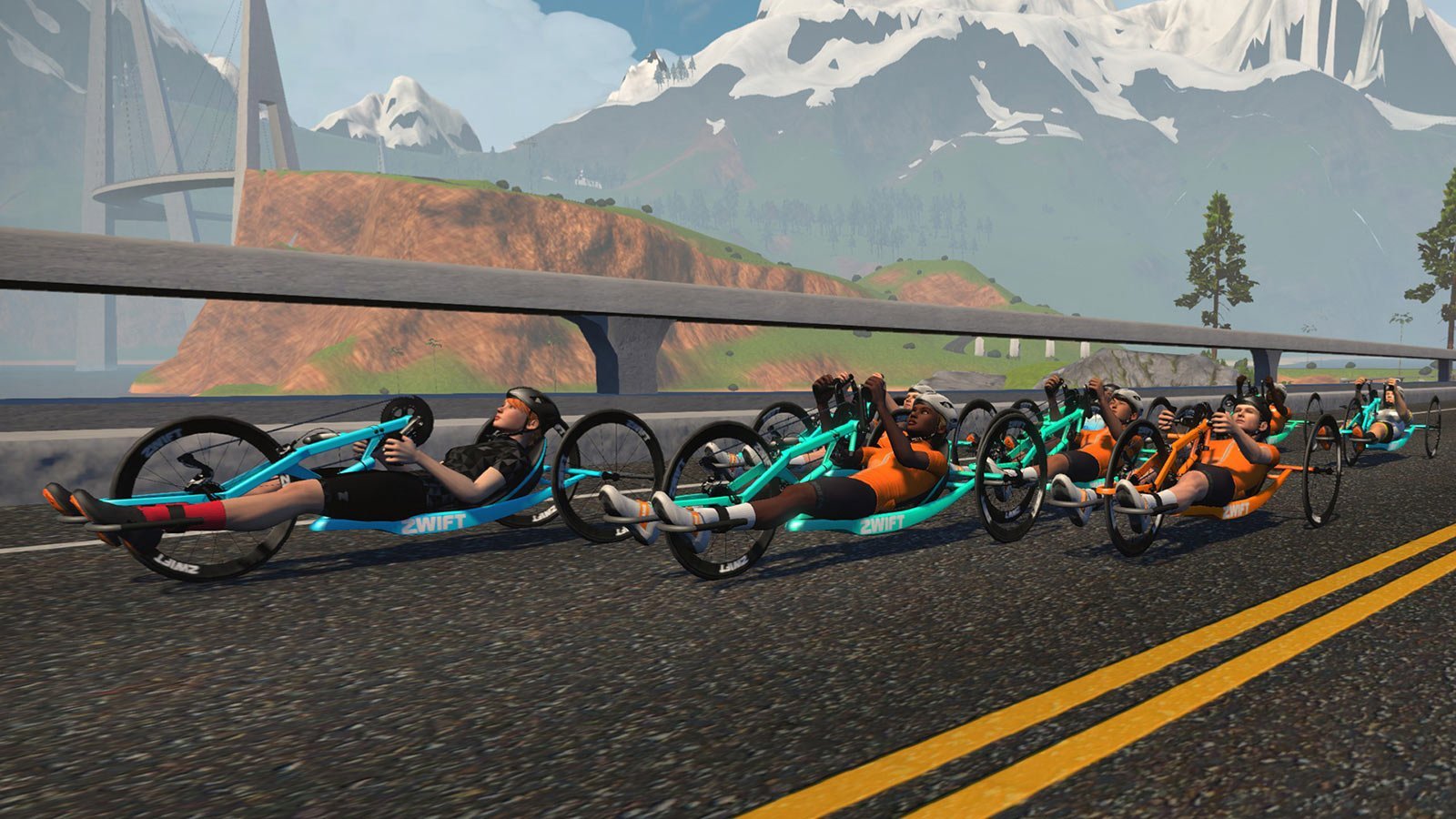 Zwift adds handcycles with first adaptive bike game update (with unique aerodynamics)