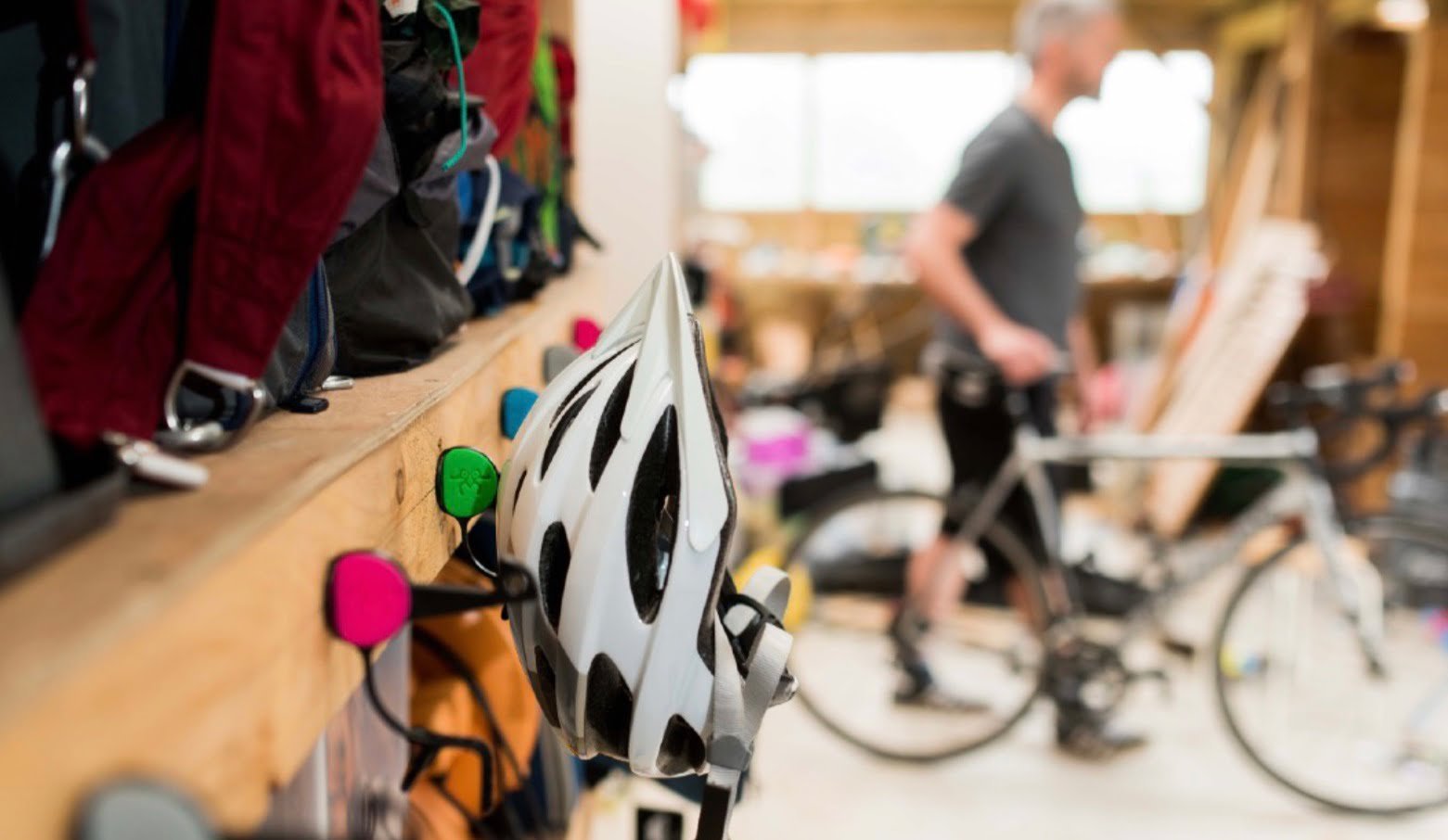 A helmet specific storage hook? Helmetor offers new hanging options for helmets