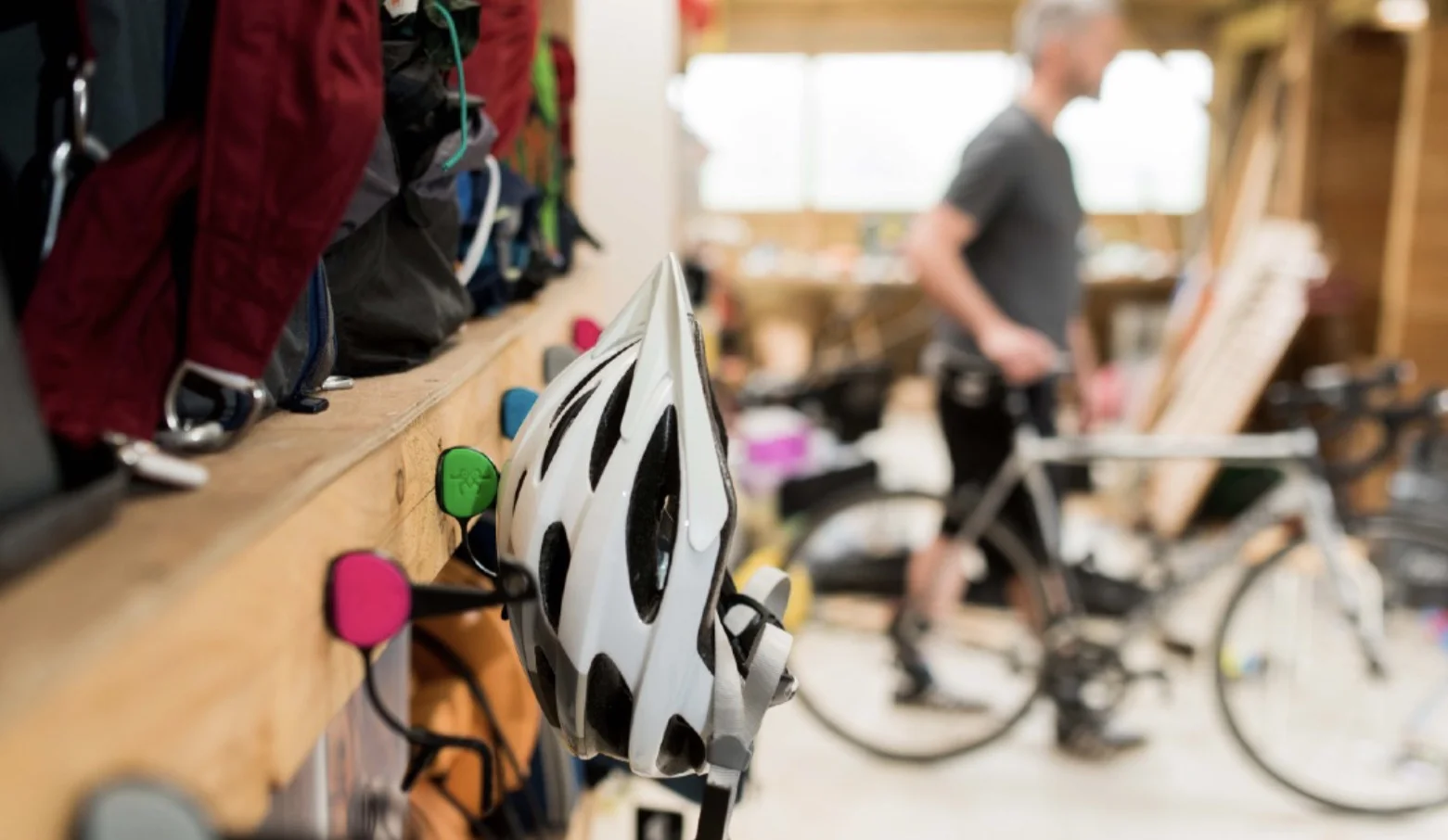 A helmet specific storage hook? Helmetor offers new hanging options for helmets