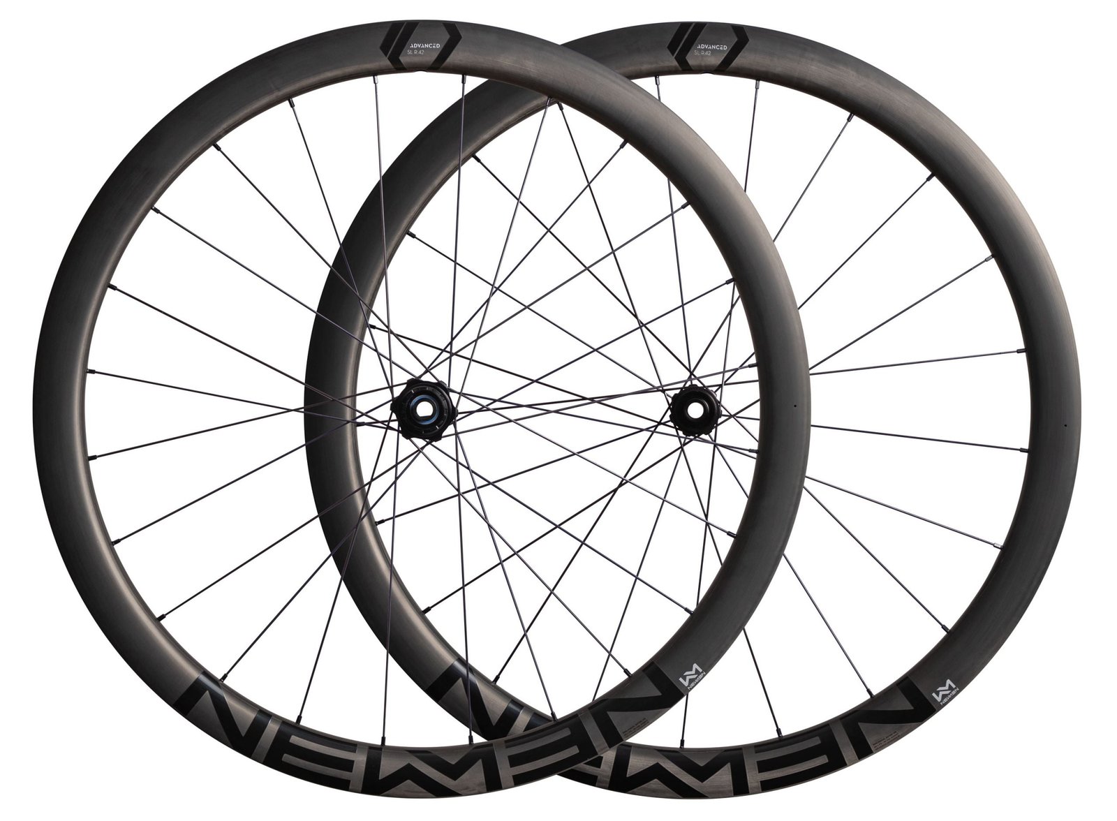 Newmen Advanced SL R.42 road wheels get aero w/ wide tires, hidden valve stems