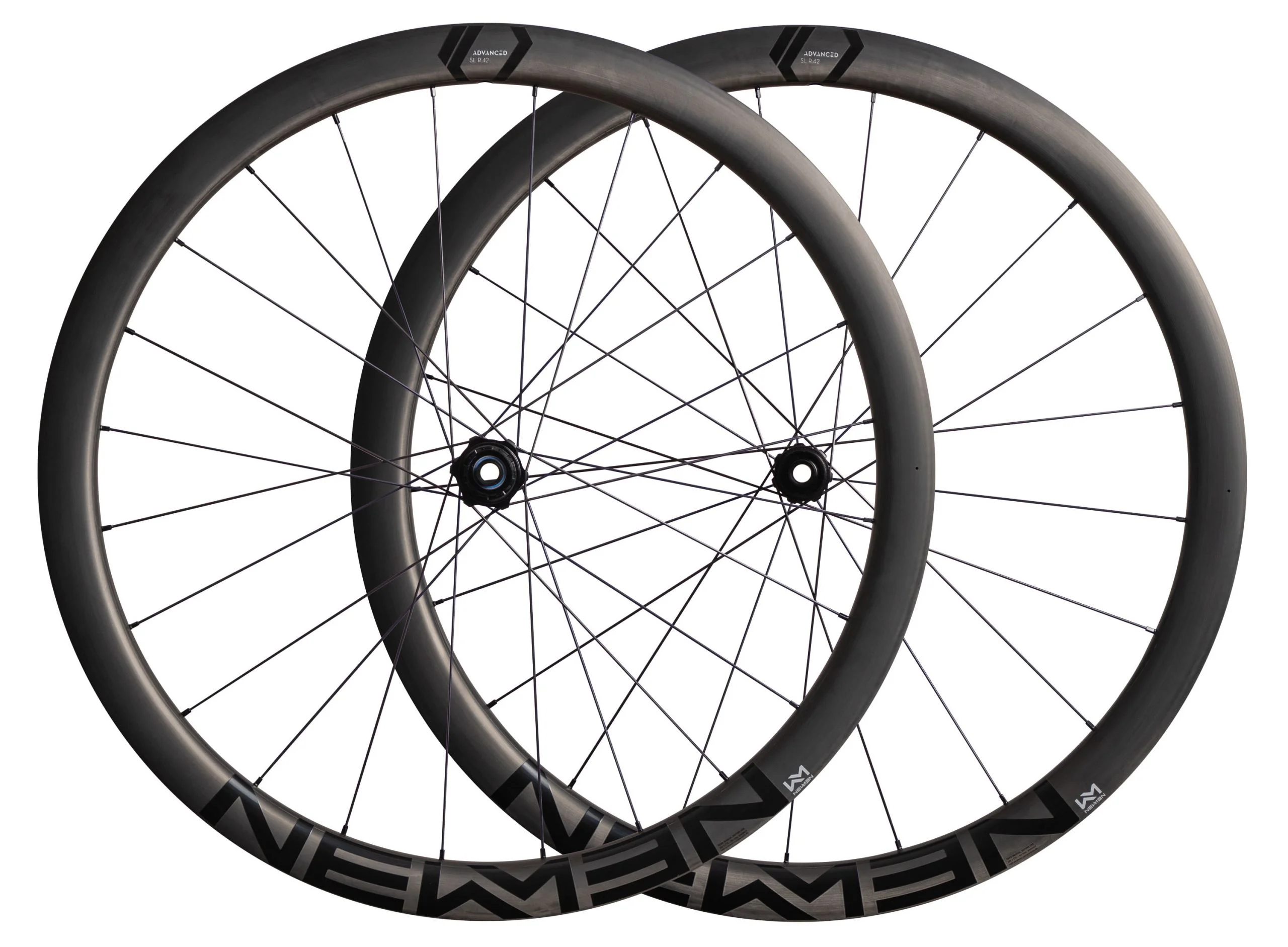 Newmen Advanced SL R.42 road wheels get aero w/ wide tires, hidden valve stems