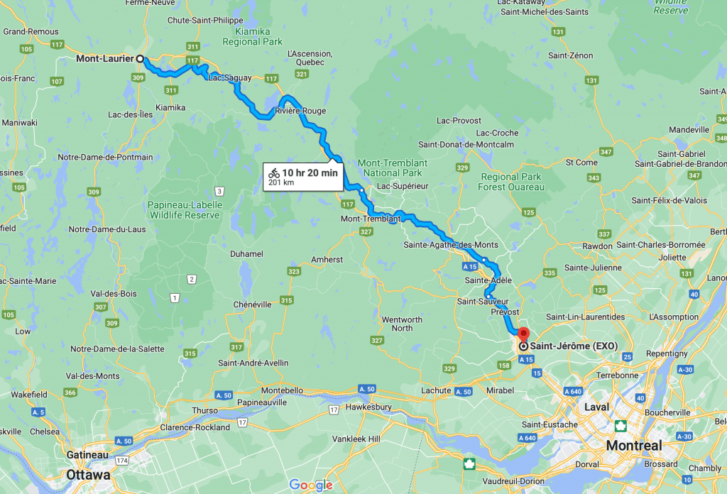 A Multimodal Trip to Mont-Tremblant