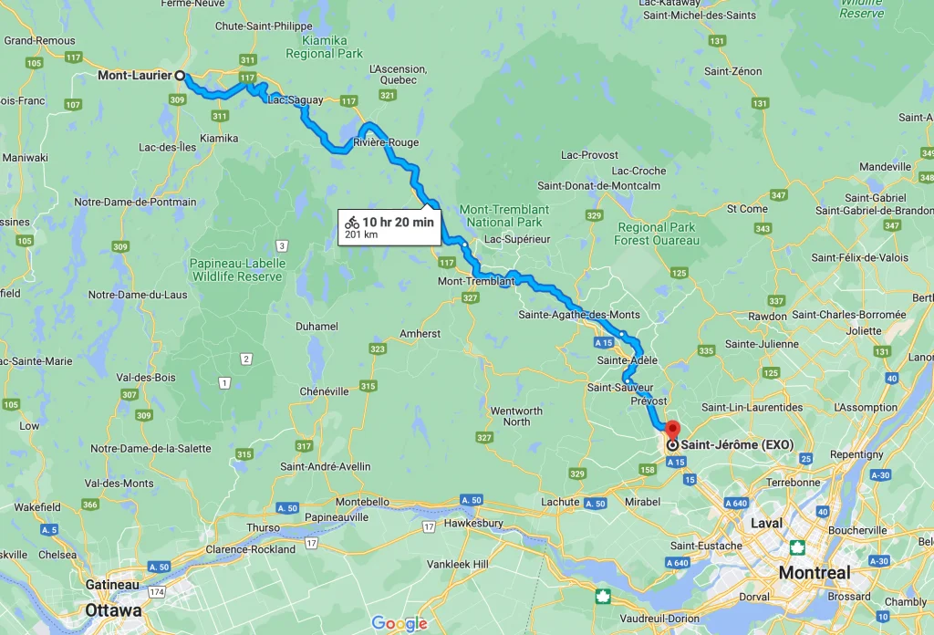 A Multimodal Trip to Mont-Tremblant