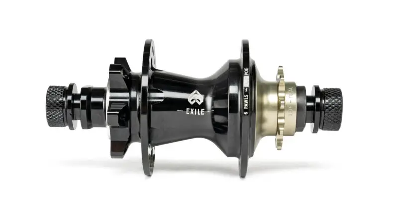 Éclat Exile hub brings disc brakes, fast cassette engagement to BMX bikes