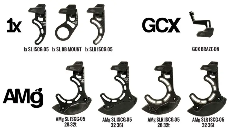 MRP redesigns their top MTB chainguides, adds new GCX gravel chainguide
