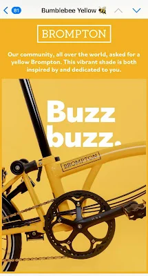 New Bumble Bee from Brompton