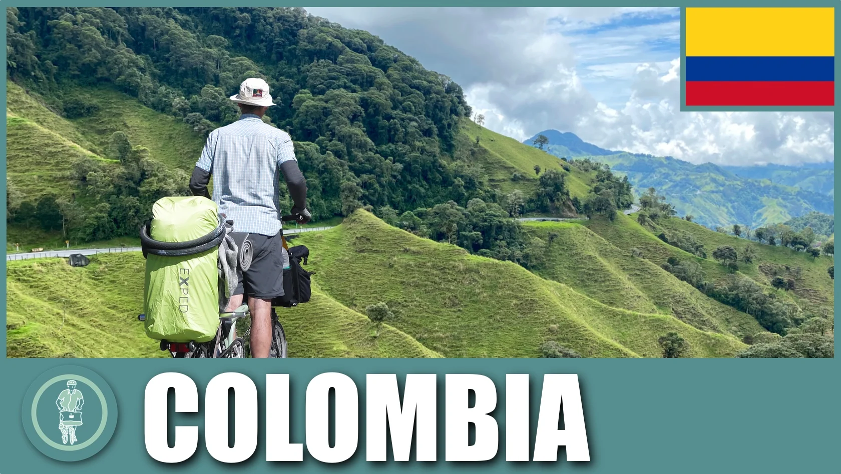 Bike packing Colombia on a Brompton