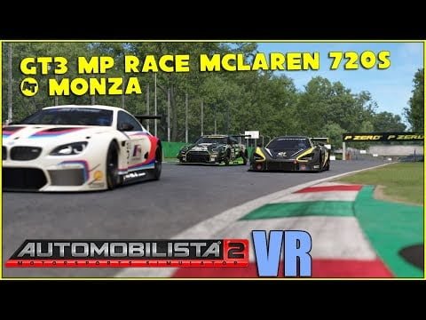 🐝 Automobilista 2 VR: GT3 MP Race McLaren 720S @ Monza 🇮🇹
