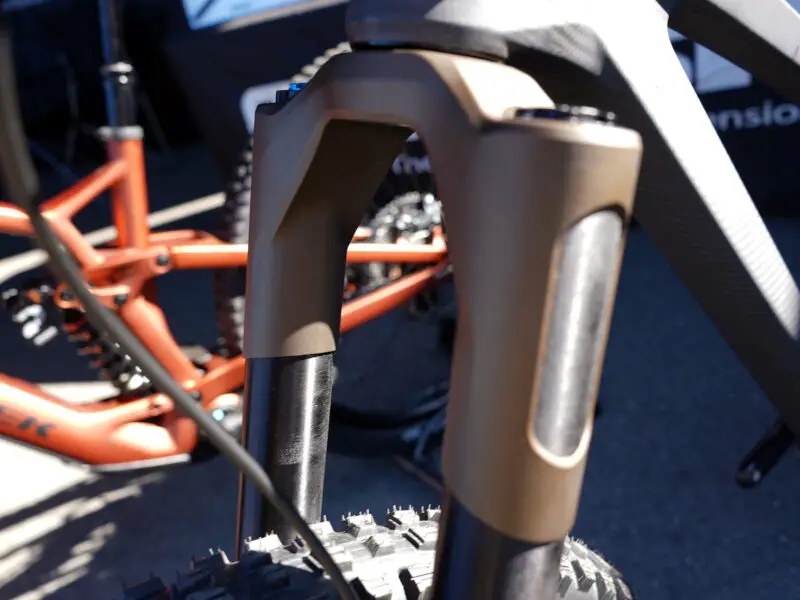PUSH teases moto-inspired inverted suspension fork