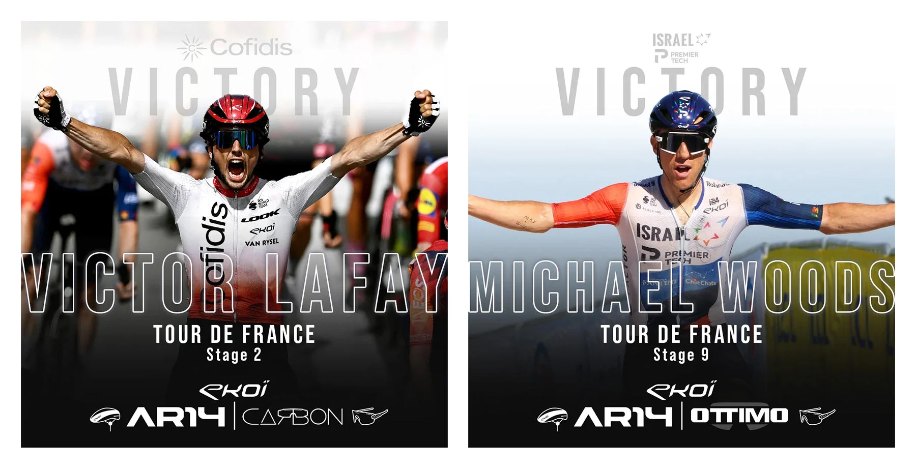 Ekoi Road Helmets Get Unique Koroyd Protection Debut at the Tour de France