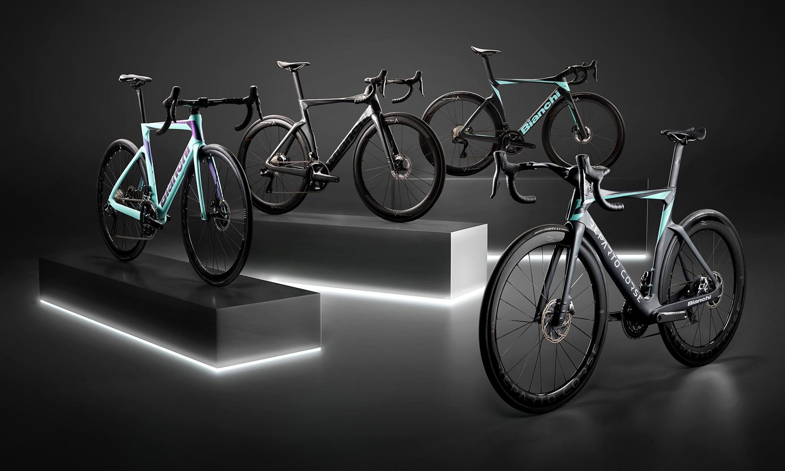 Bianchi Oltre Race & Sprint Aero Road Bikes Tease Shimano Mechanical 105 12sp!