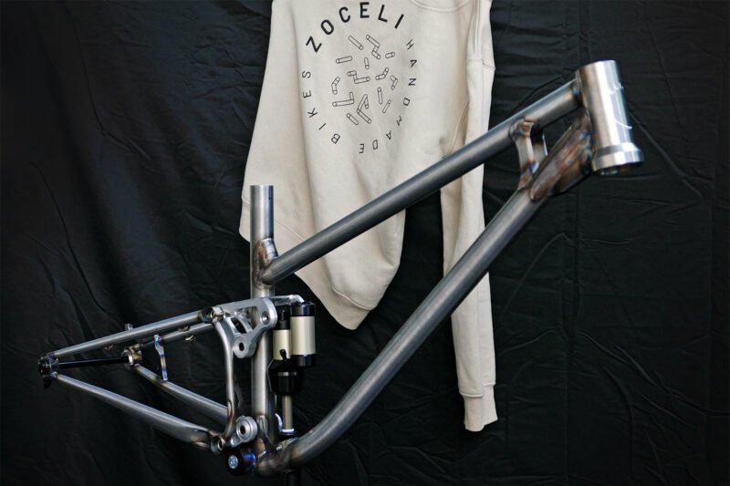ZOceli Crafts New NaRum 135mm Short-Link Steel Full-Suspension Trail Bike for Bespoked