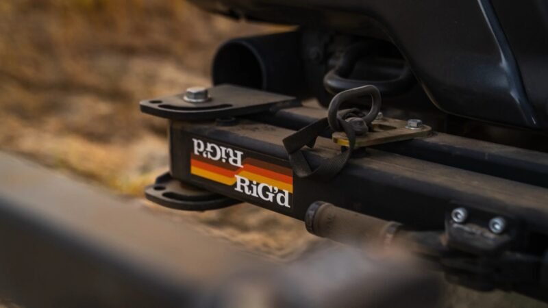 Swing Left or Right with the Same Rig’d RambleSwing Swingout Hitch Rack Adapter