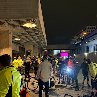 London to Shorehan-by-Sea overnight Brompton ride