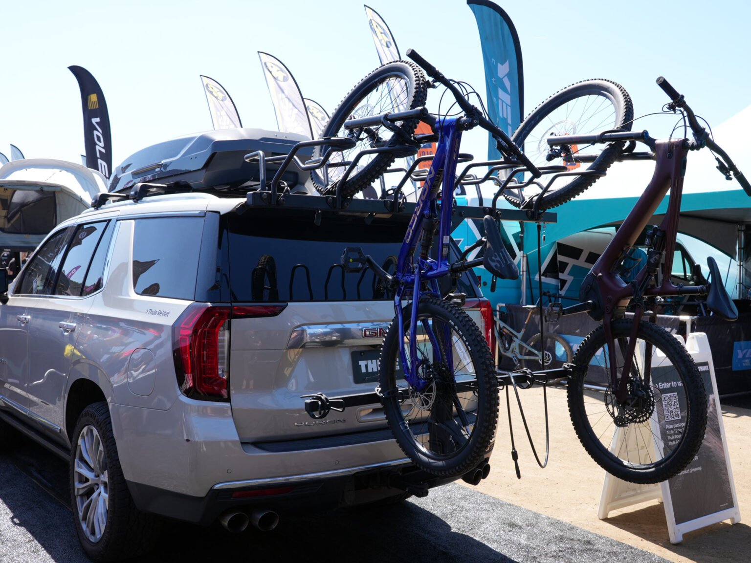New Thule ReVert Hanging Hitch Rack Basically Lifts Itself