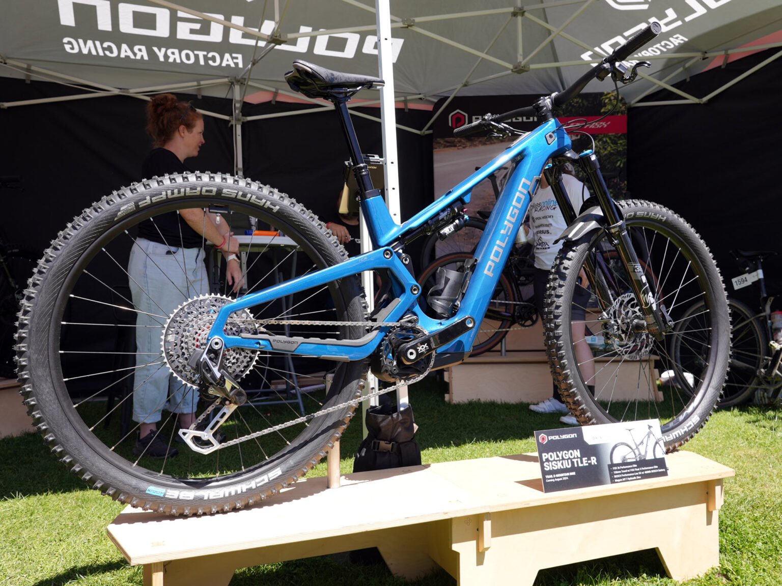 Polygon Teases Lightweight eMTB with Cut-Out Top Tube