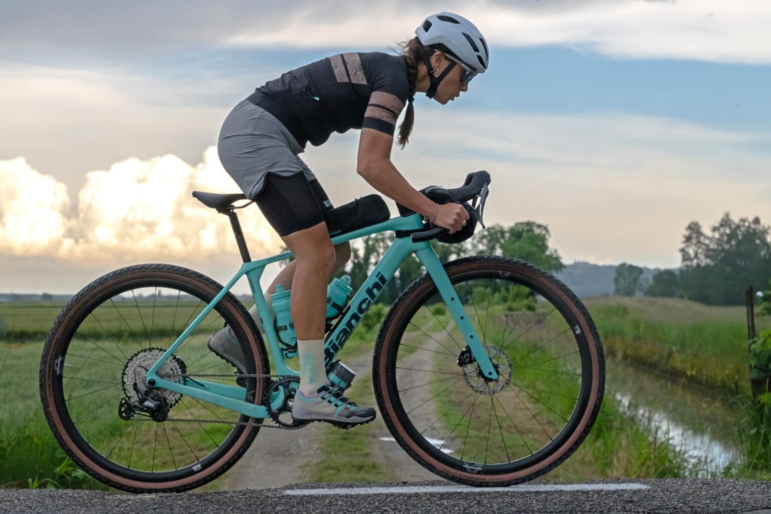 Bianchi Arcadex Carbon Gravel Bike Goes On Bigger Adventures, Stores Gear Inside