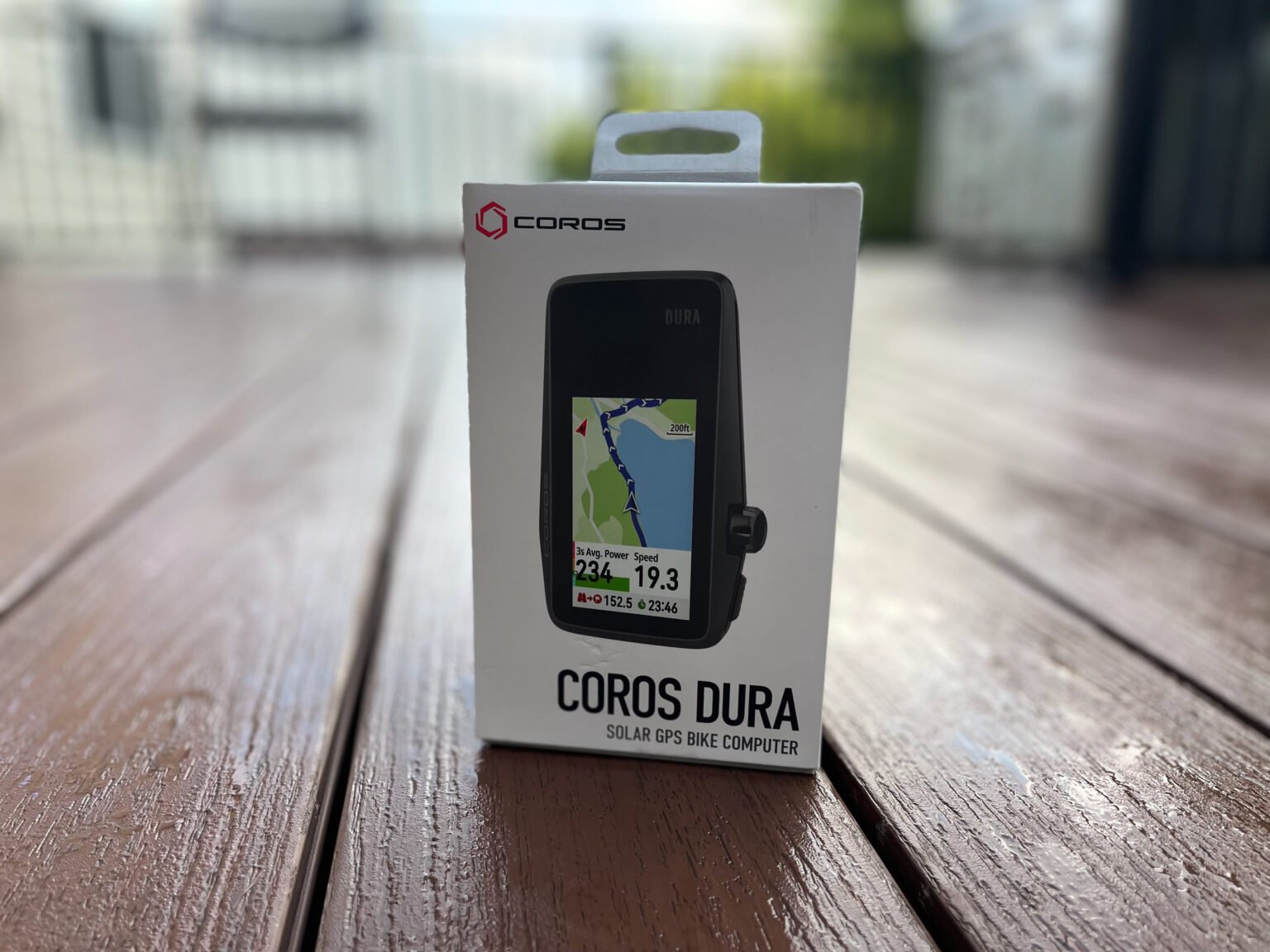 Coros Dura 9 GPS Solar Bike Computer Has 120 Hrs of Battery  