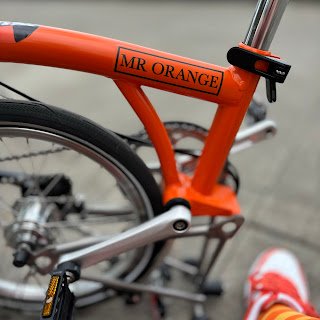 Mr Orange at the Brompton World Championships