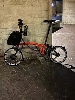 Brompton Electric revenge on London to Brighton overnighter!