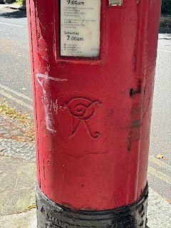 Cypher spotting on postboxes
