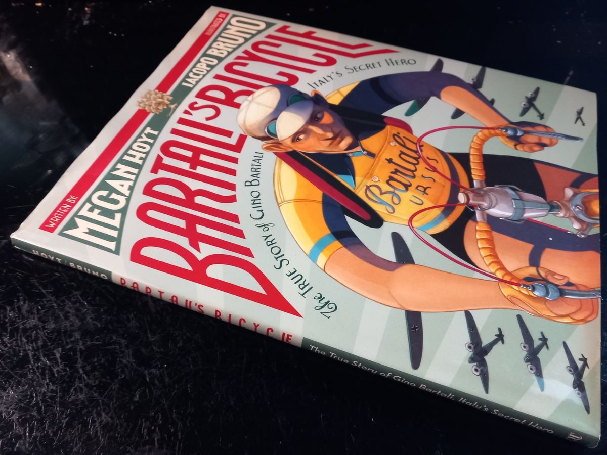 Bartali’s Bicycle, by Megan Hoyt, illustrated by Iacopo Bruno