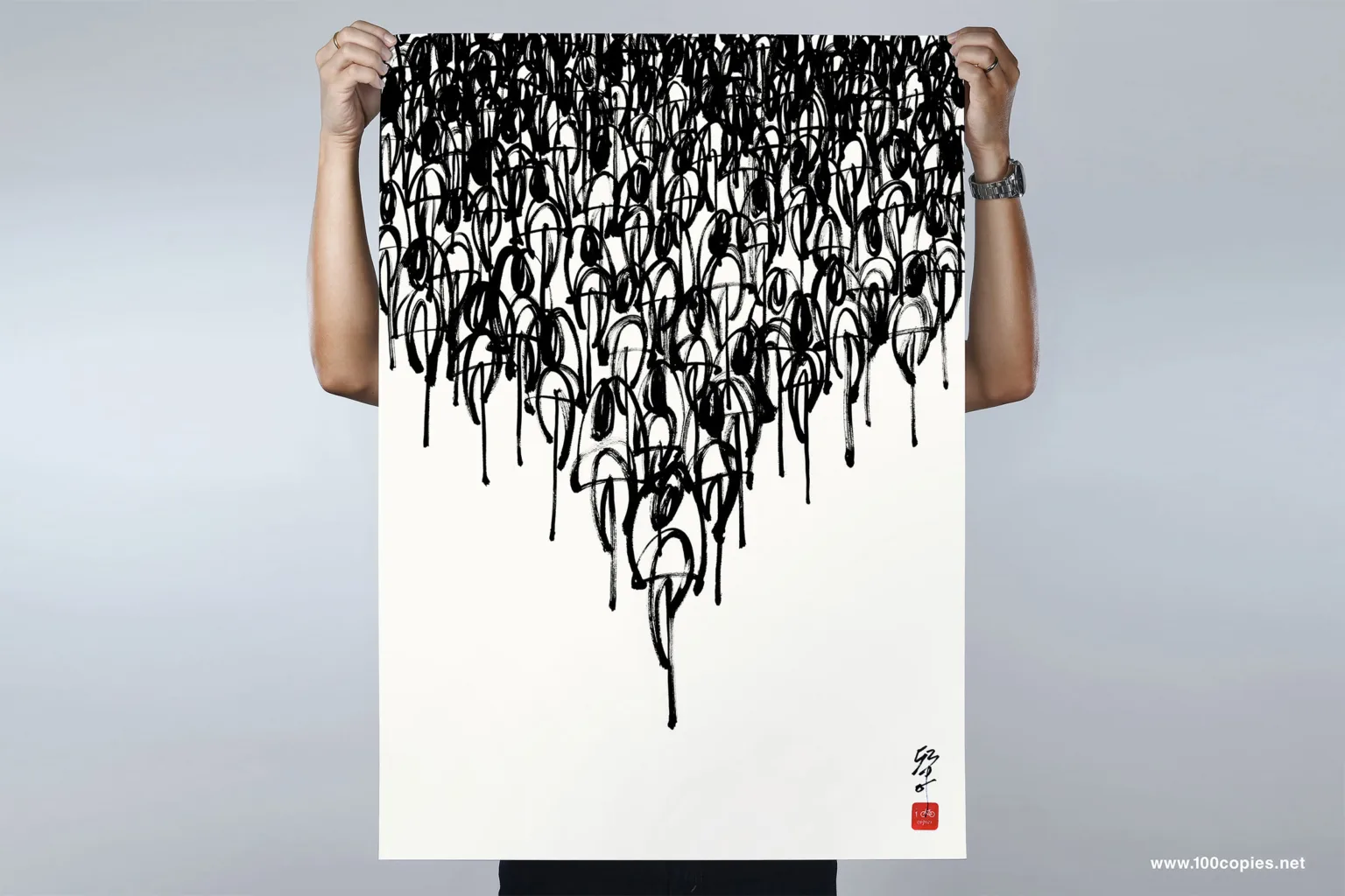 100Copies One Ride Artwork Evokes the ‘Motion & Unity’ of All Cyclists