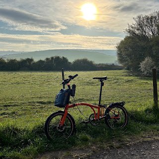 First Brompton G-Line night ride to the coast