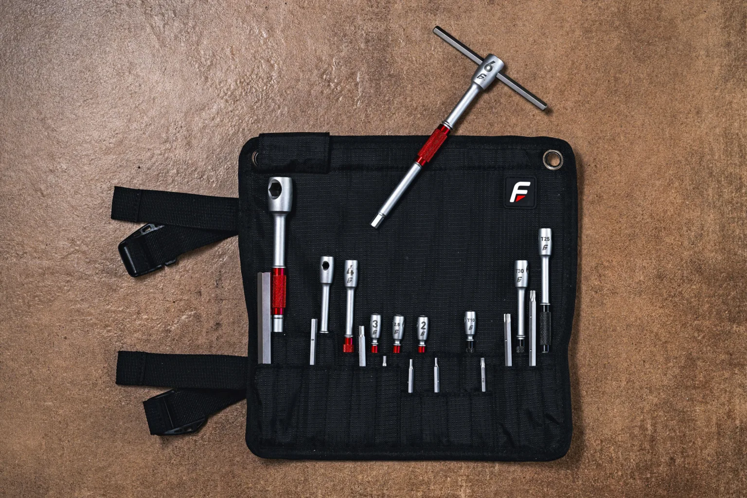 Feedback Spins Modular T-Handle Wrenches, Packable Kit & Grip Whip Cassette Tool 