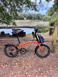 Duo Brompton overnight ride London to Shoreham-on-Sea