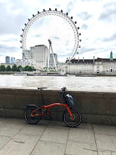 London movie locations on a Brompton G-Line